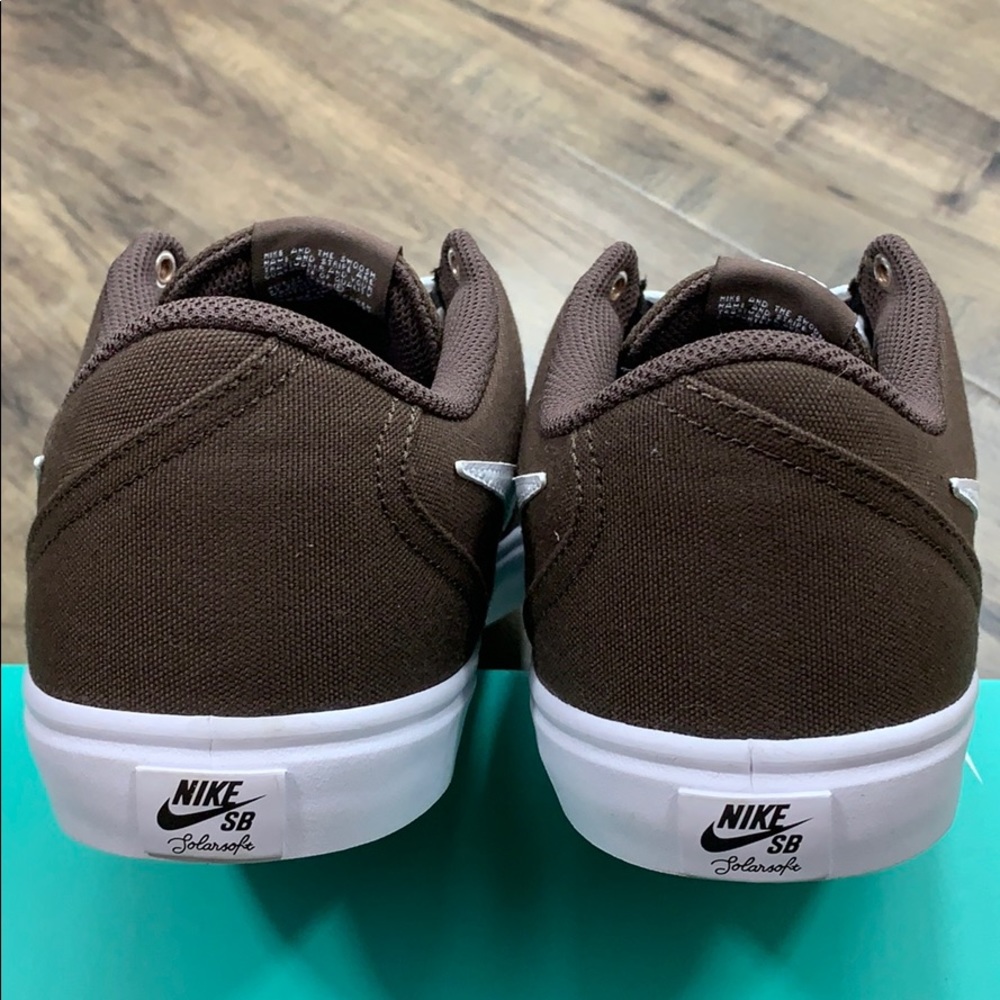 NIKE SB CHECK SOLAR CNVS baroque brown/white - Picture 6 of 16